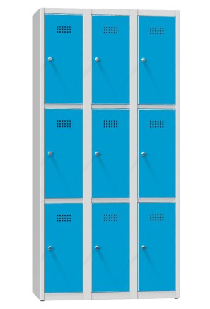 Boxová skříňka devítidveřová XS99-18