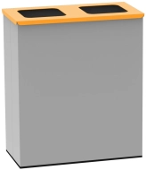 Odpadkový kovový koš KOS 1302 komplet