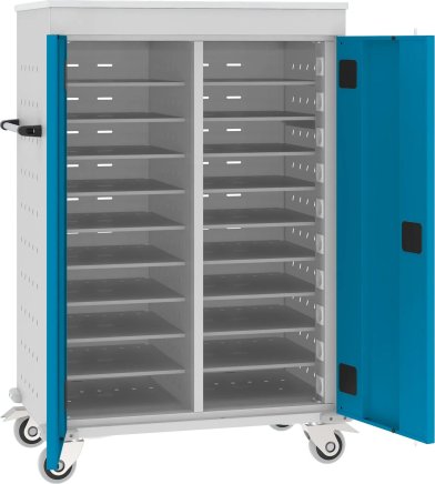 Vozík na notebooky WNL 210+ - 20 oddělení - 4