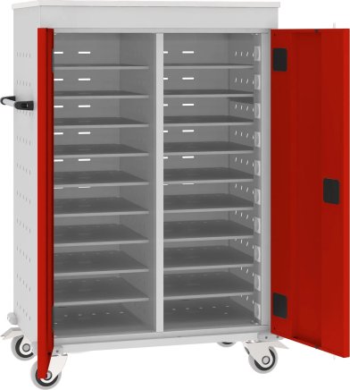 Vozík na notebooky WNL 210+ - 20 oddělení - 3