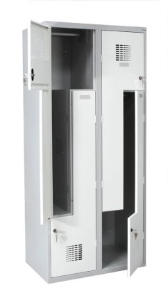 Šatní skříň kovová Sul 42 W šířka 800 mm - 7