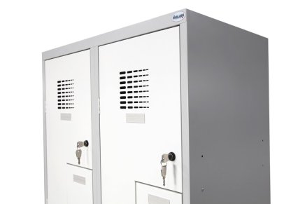 Šatní skříň kovová Sul 42 W šířka 800 mm - 6