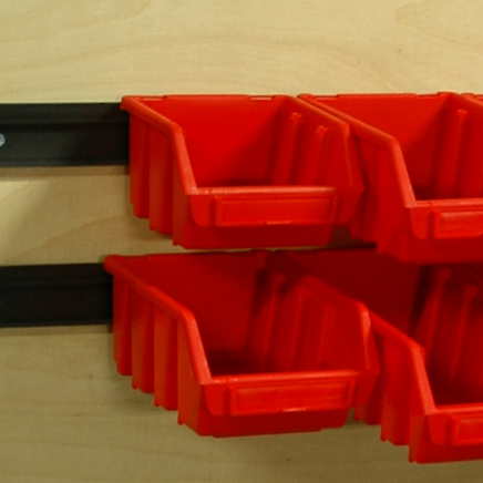 Plastový zásobník Ergobox 2 - barva modrá - 3