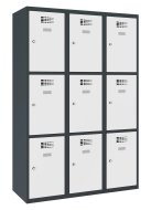 Šatní skříň kovová Sus 433 W šířka 1200 mm