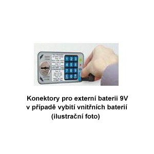 Stěnový sejf WE-25-ME - 1