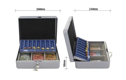 Příruční pokladna Wien stříbrná - 3