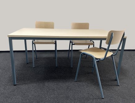 Jídelní souprava CE - 4 x židle, 1 x stůl (1400 x 800 mm) - 2