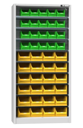 Skříň s plastovými boxy UK1-B2