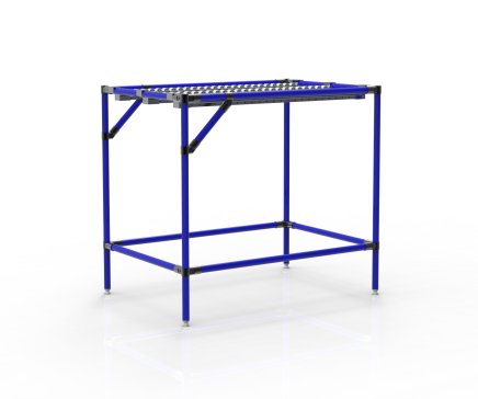 Dopravník se zapuštěnými válečkovými tratěmi (různé varianty)