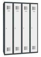 Šatní skříň kovová Sum 340 W šířka 1200 mm