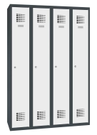 Šatní skříň kovová Sum 340 W šířka 1200 mm