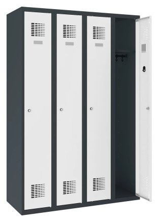 Šatní skříň kovová Sum 340 W šířka 1200 mm - 2