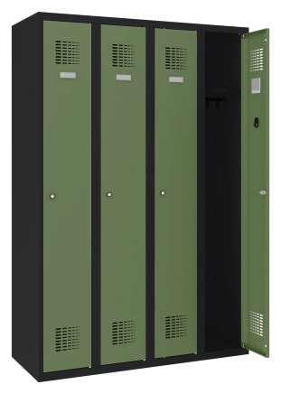 Šatní skříň kovová Sum 340 W šířka 1200 mm - 6