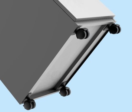 Podstavec s kolečky KSZ 3PV - 2