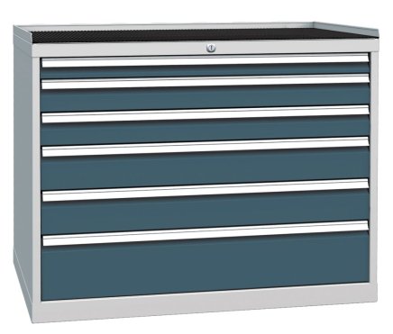 Zásuvková dílenská skříň DPO 06D - 6