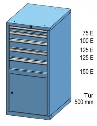 Zásuvková skříňka ZE 120-2 - 3