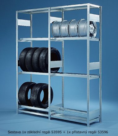 META CLIP 3M - regál na pneumatiky a disky přístavný 53596