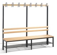 Šatnová lavice s botníkem CP 8052-110 - šířka 1960 mm