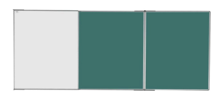 Třídílné keramické tabule s kombinovaným povrchem - TRIPTYCH (6 modelů)