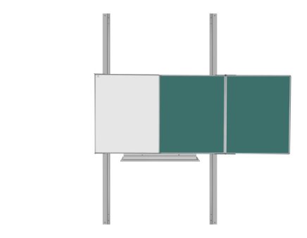 Třídílné keramické tabule s kombinovaným povrchem - TRIPTYCH (6 modelů) - 2