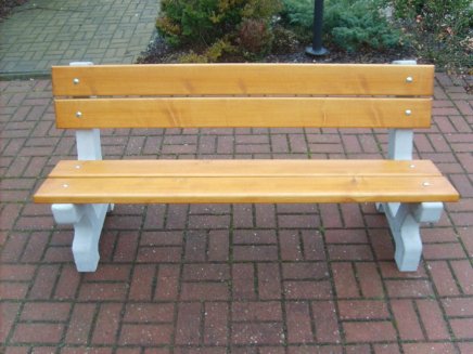 Betonová lavička KLASIK - 2