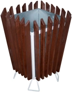 Koš dřevěný - hranatý typ 1027