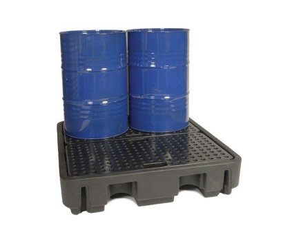 Záchytná vana pod čtyři 200l sudy