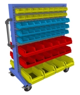 Pojízdné oboustranné panely s vybavením malé (6 modelů)