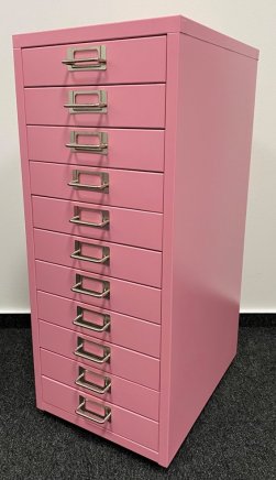 Zásuvková skříňka HDK-M11 na kolečkách RAL 3015 - 2