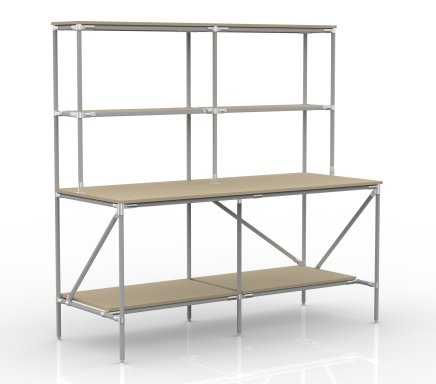 Balicí stůl s odkládacím prostorem z trubkového systému 24020580 - 1