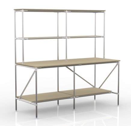 Balicí stůl s odkládacím prostorem z trubkového systému 24020580 - 4