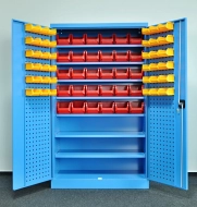 Dílenská skříň Kovos s plastovými boxy SPZ_11_0003_C_VAR_4