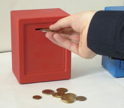 Pokladnička HUCHAS červená - 2