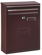 Poštovní schránka Como hnědá