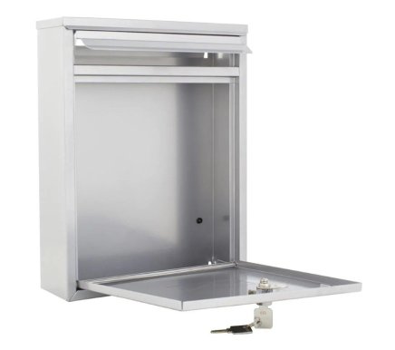 Poštovní schránka Como stříbrná - 2