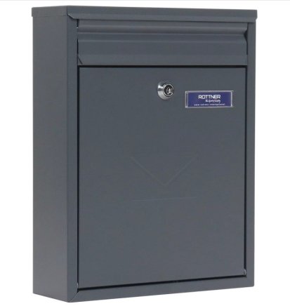 Poštovní schránka Como antracit