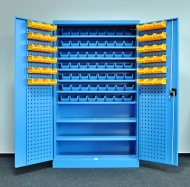 Dílenská skříň Kovos s plastovými boxy SPZ_11_0003_C_VAR_2