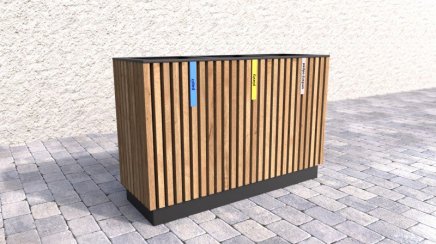 Koš na tříděný odpad Lamela - 2