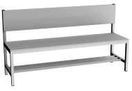 Šatnová lavice LAV 15O - šířka 1500 mm