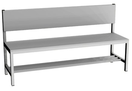 Šatnová lavice LAV 15O - šířka 1500 mm