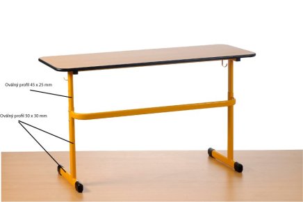 Žákovský stůl jednomístný Junior I (2 modely) - 2