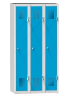Kovová šatní skříňka třídveřová XS93-15
