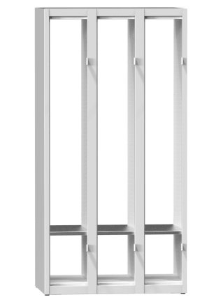 Kovová šatní skříňka třídveřová XS93-15 - 2