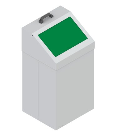 Odpadkový koš typ KOS 1267 - 3