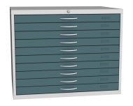 Výkresová skříň - na mapy a výkresy formátu A1 typ VKS A1B