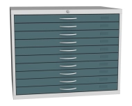 Výkresová skříň - na mapy a výkresy formátu A1 typ VKS A1B