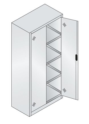 Dílenská skříň na nebezpečné látky CP 8921-315 - 3