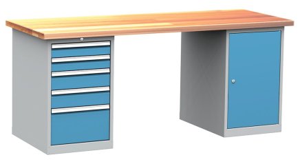 Dílenský stůl Kovos, set DPS 205