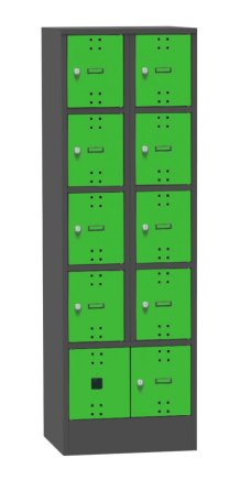 Skříň na dobíjení mobilních zařízení s USB porty SBE_32_B8