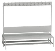 Šatnová lavice LAV 20V2 - šířka 2000 mm